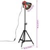 vidaXL Gulvlampe 25 W flerfarget 35x35x65/95 cm E27