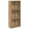 vidaXL Baderom veggskap Kunstnerisk Eik 30 x 14 x 70 cm Konstruert tre