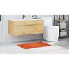vidaXL Anti-skli badematte Oransje 60 x 90 cm PP