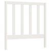 vidaXL Sengegavl hvit 95x4x100 cm heltre furu