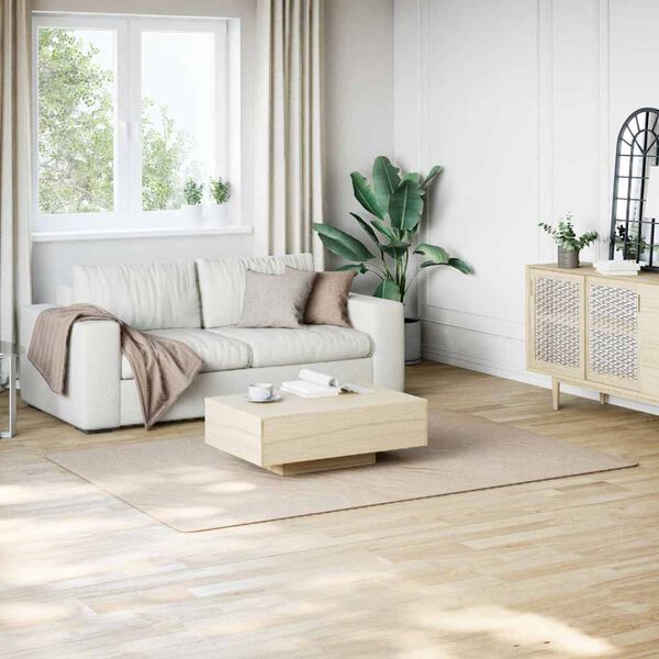 vidaXL Vaskbart teppe mykt kort lugg 160x230 cm sklisikkert beige