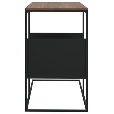 vidaXL Sidebord svart 55x36x59,5 cm konstruert tre