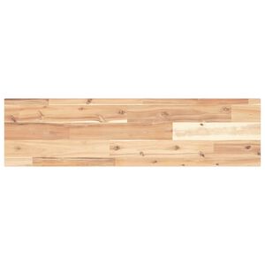 vidaXL Flytende hylle 80x20x2 cm ubehandlet heltre akasie