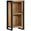 vidaXL Nattbordskap med hylle Brun 40 x 30 x 80 cm Massivt mangotre