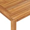 vidaXL Spisebord 120x70x77 cm heltre teak