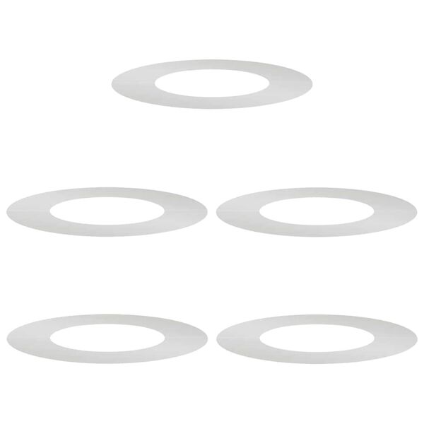 vidaXL passende for Flat Tre Ringer 5 pcs sølv Ø40 / 70 cm