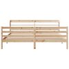 vidaXL Sengeramme med hodegavl 180x200 cm heltre furu