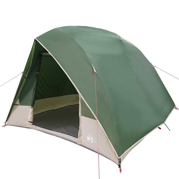 vidaXL Camping Telt med tak med lagring grønn 275 x 230 x 140 cm taft