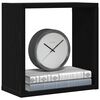 vidaXL Vegghyller kube 6 stk svart eik 30x15x30 cm konstruert tre