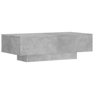 vidaXL Salongbord betonggr&aring; 100x49,5x31 cm konstruert tre