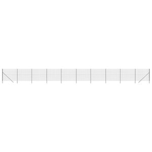 vidaXL Nettinggjerde antrasitt 1,6x25 m galvanisert st&aring;l