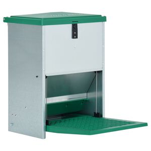 vidaXL Feedomatic automatisk fj&aelig;rfemater med fottrinn 12 kg