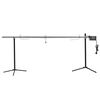 vidaXL Automatisk grill med motor rustfritt st&aring;l 207x45x81 cm