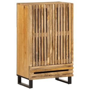 vidaXL Highboard 60x34x100 cm grov heltre mango