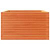 vidaXL Plantekasse voksbrun 80x80x46 cm heltre furu