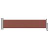 vidaXL Uttrekkbar sidemarkise 60x300 cm brun