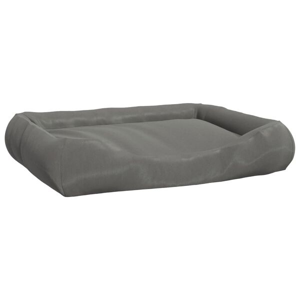 vidaXL Hundesofa med puter gr&aring; 89x75x19 cm oxford-stoff