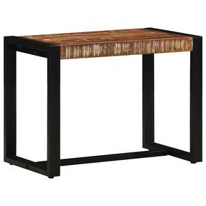 vidaXL Benk flerfarget 60x35x45 cm gjenvunnet heltre