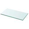 vidaXL Hyllepanel klart glass 30x12 cm