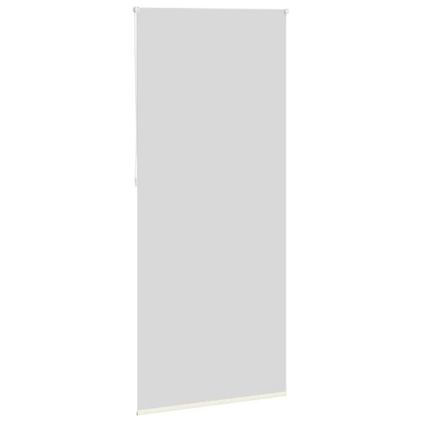 vidaXL Rullegardin m&oslash;rklegging 124,4x230 cm Stoffbredde 120 cm offwhite
