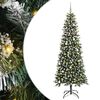 vidaXL Kunstig juletre Gr&oslash;nn 240 cm PVC, plast og st&aring;l
