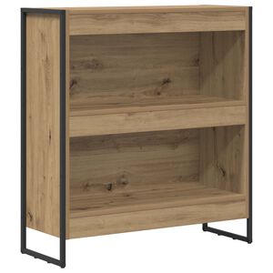 vidaXL Bokskap 80 x 30 x 86,5 cm Konstruert tre Kunstnerisk Eik