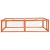 vidaXL Kaninbur 183x90x46,5 cm heltre gran