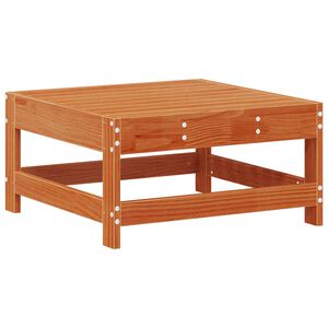 vidaXL Hagefotst&oslash;tte Massiv furu VoksBrun 62 x 62 x 32 cm