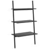 vidaXL Stigehyller 3 etasjer svart 64x34x116 cm