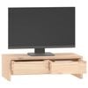 vidaXL Monitorstativ 50x27x15 cm heltre furu