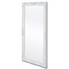 vidaXL Veggspeil Barokkstil 120x60 cm Hvit