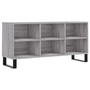 vidaXL TV-benk gr&aring; sonoma 103,5x30x50 cm konstruert tre