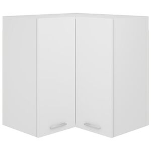 vidaXL Hengende hj&oslash;rneskap "Lyon" hvit 57x57x60 cm konstruert tre