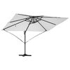 vidaXL Kipp Roma Parasol Beige og svart 352 x 251 x 265 cm