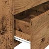 vidaXL Nattbord 2 stk med 2 skuffer gammelt tre 40x36,5x62 cm