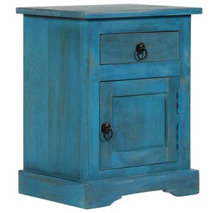 vidaXL Nattbord heltre mango 40x30x50 cm bl&aring;