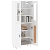 vidaXL Highboard hvit 69,5x34x180 cm konstruert tre