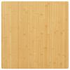 vidaXL Bordplate 90x90x2,5 cm bambus