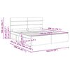 vidaXL Sengestamme med hodegjerde Sonoma 180 x 200 cm Massiv furu