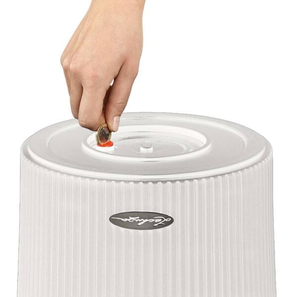 LECHUZA Plantekasse Cilindro Color 32 ALL-IN-ONE hvit 13950