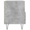 vidaXL Nattbord 2 stk betonggr&aring; 40x35x47,5 cm konstruert tre