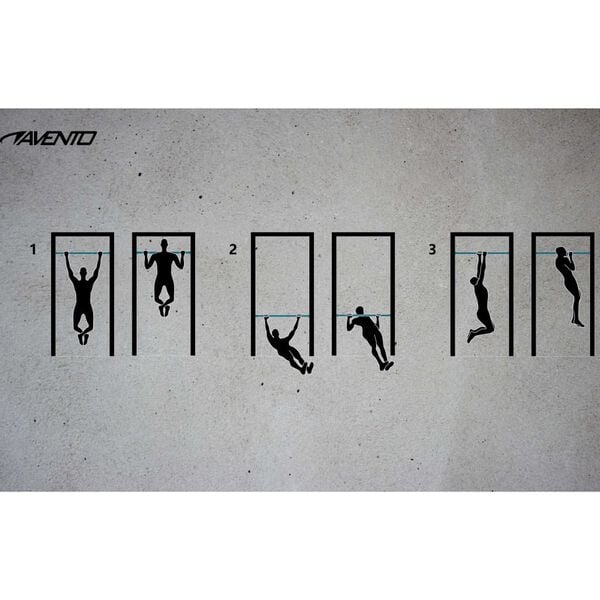 Avento Treningsstang d&oslash;r st&aring;l