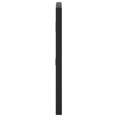 vidaXL Veggspeil svart 60x30 cm buet jern