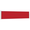 vidaXL Uttrekkbar sidemarkise 117x514 cm r&oslash;d