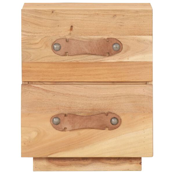 vidaXL Nattbord 40x30x50 cm gjenvunnet heltre