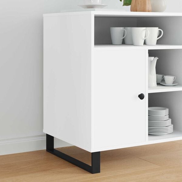 vidaXL M&oslash;belf&oslash;tter 12 pcs Svart 48,1 x 4 x 10 mm Jern