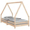 vidaXL Barnesengeramme 90x190 cm heltre furu