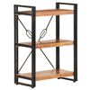 vidaXL Bokhylle 3 etasjer 60x30x80 cm heltre akasie