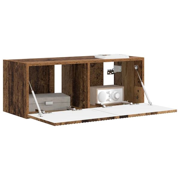 vidaXL TV Veggskap Gamle tre 60 x 31 x 29.5 cm Konstruert tre