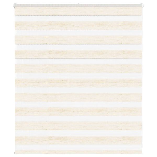 vidaXL Sebragardin marmor beige stoff bredde 130,9 cm polyester